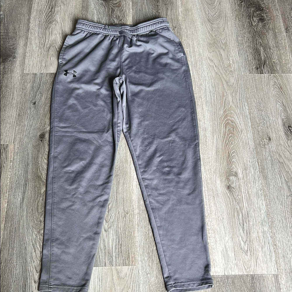 Under Armour Gray Sweatpants Joggers- Size Youth XL